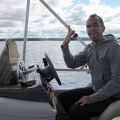 Joe Cruising the West Side     of the lake